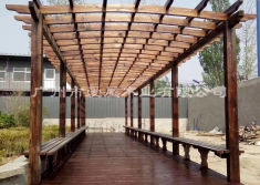 芬兰木ACQ防腐木（花架效果图）